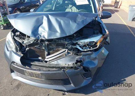 2016 Toyota Corolla Le из США, поврежденный, VIN 2T1BURHE0GC488786